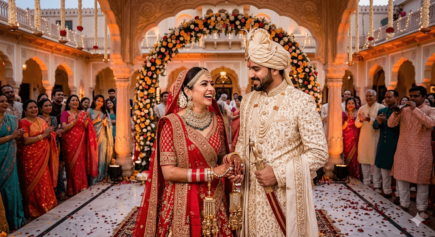 Luxury Indian Wedding Couple